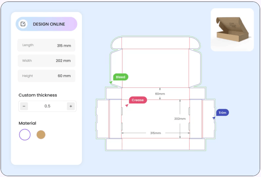 The most professional dieline template maker